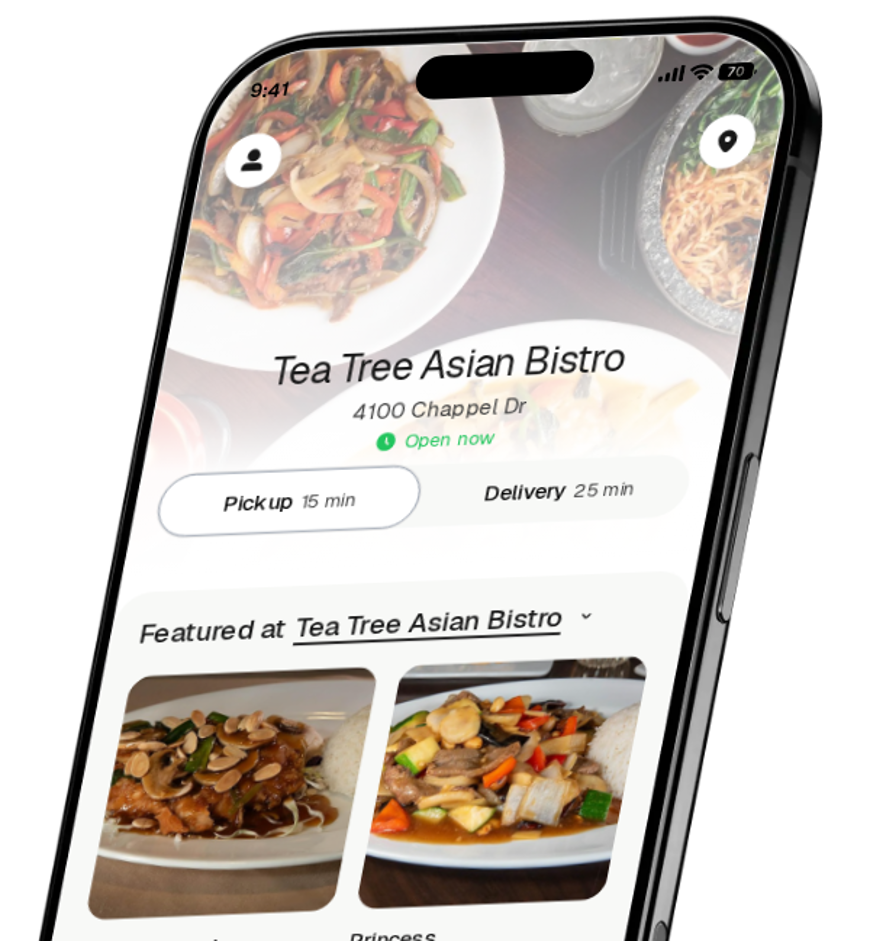 Tea Tree Asian Bistro app preview